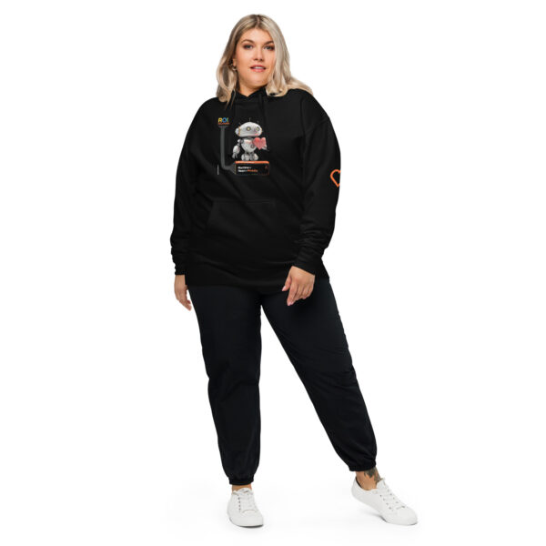 Unisex Midweight Alternate Hoodie – MiLo Heart – Printed - Image 3
